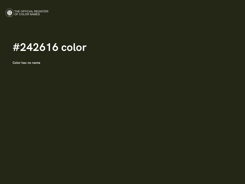 #242616 color image