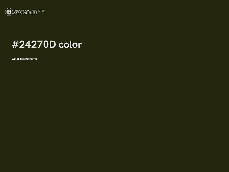 #24270D color image
