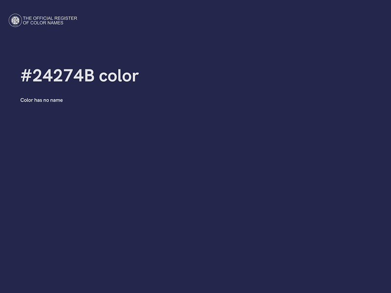 #24274B color image