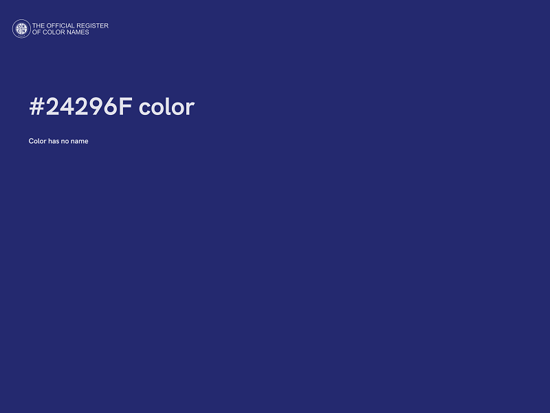 #24296F color image