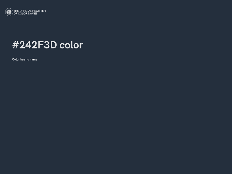 #242F3D color image