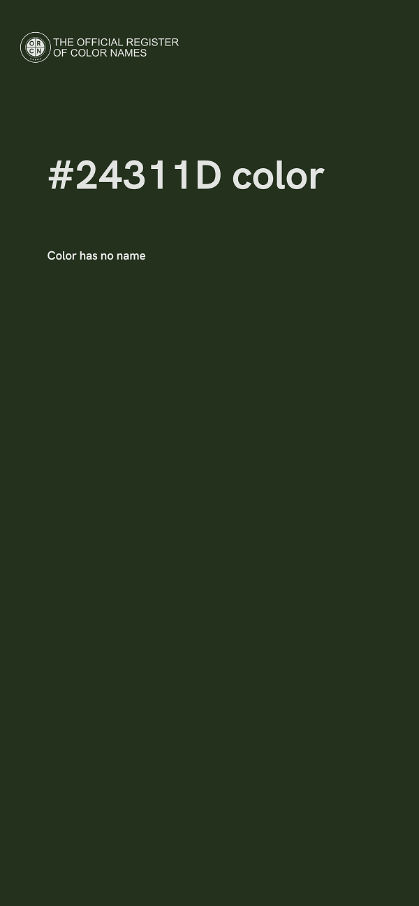 #24311D color image