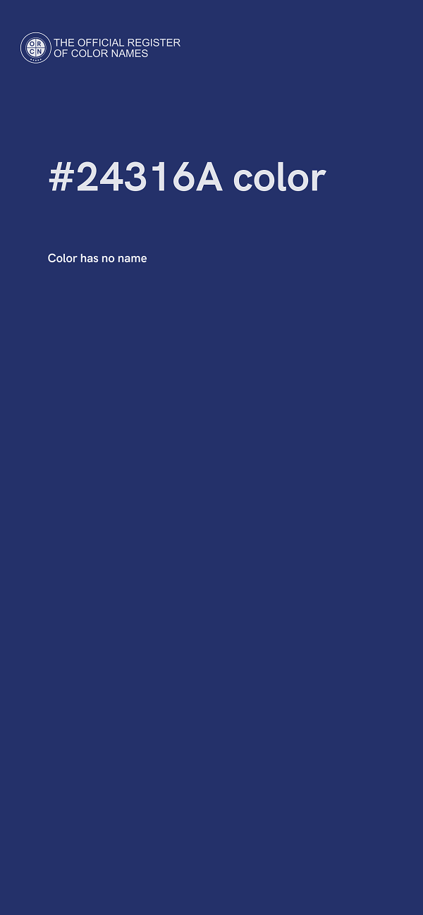 #24316A color image