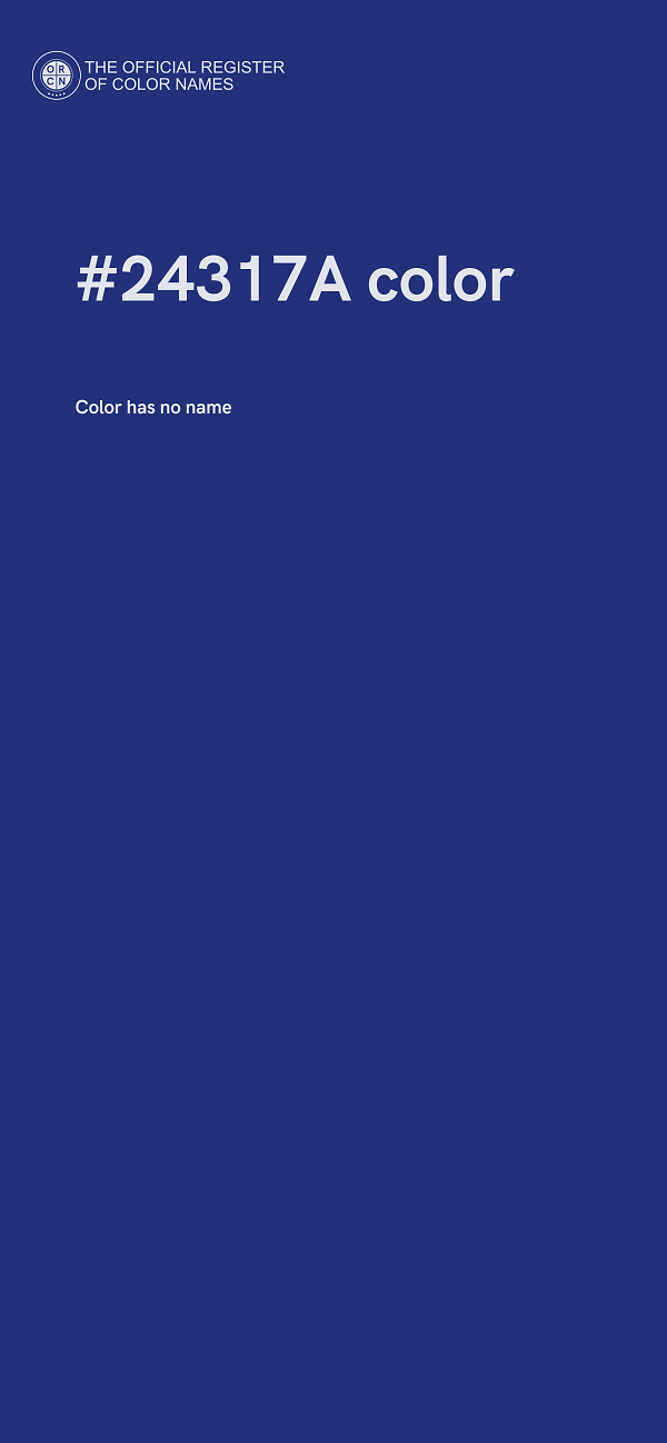 #24317A color image