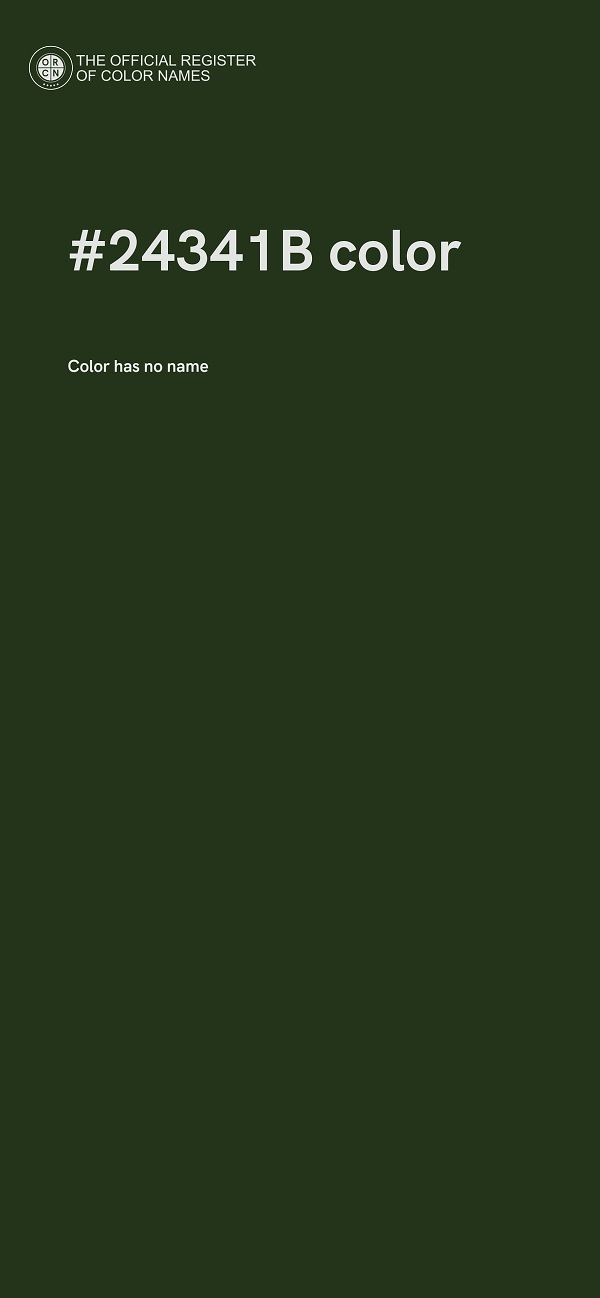 #24341B color image