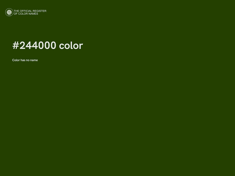 #244000 color image