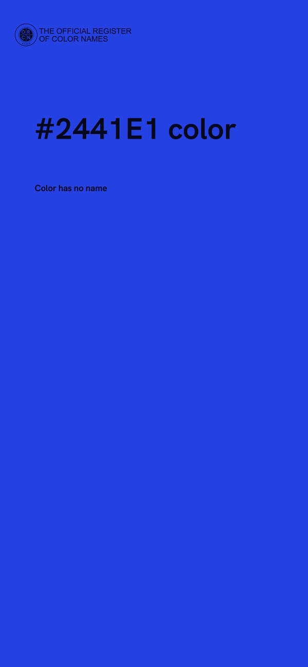 #2441E1 color image