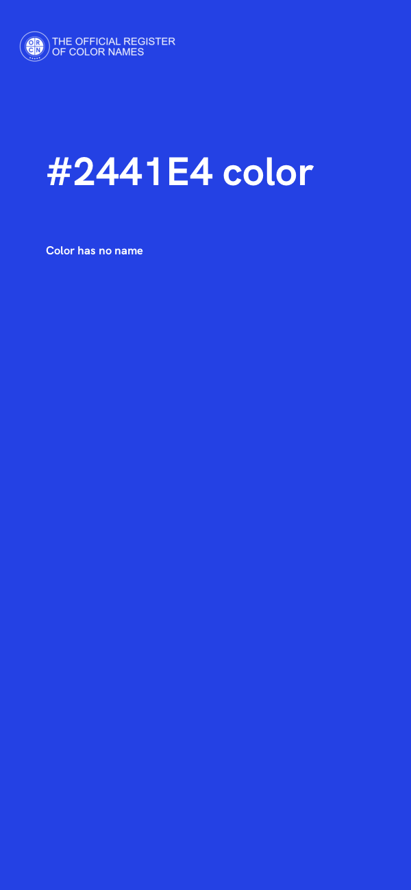 #2441E4 color image