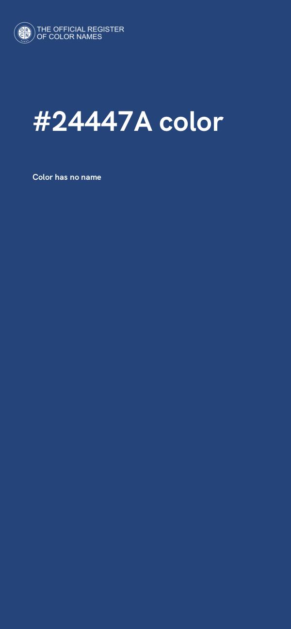 #24447A color image