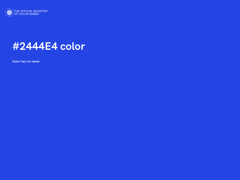 #2444E4 color image