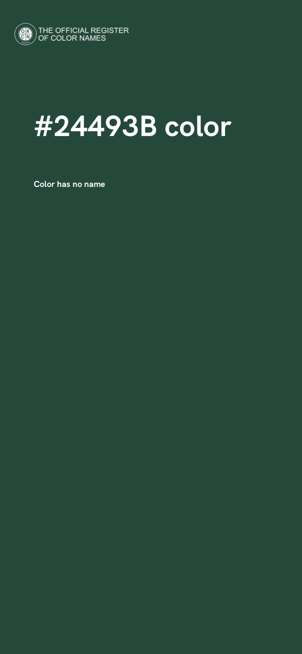 #24493B color image
