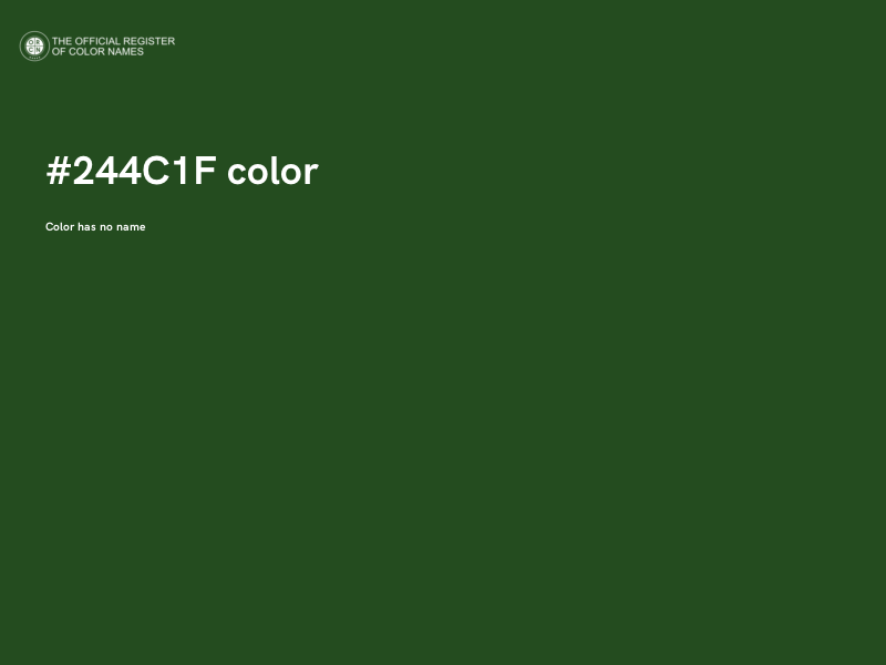 #244C1F color image