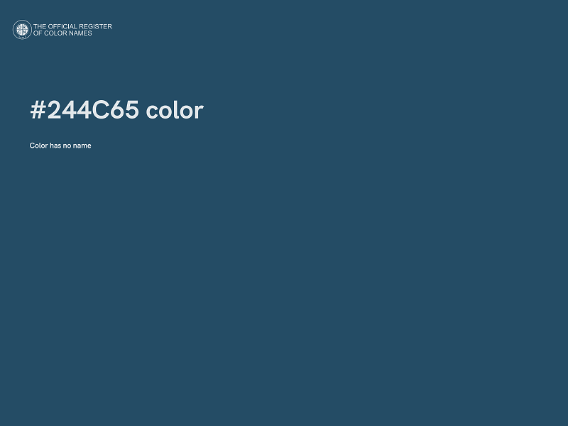 #244C65 color image