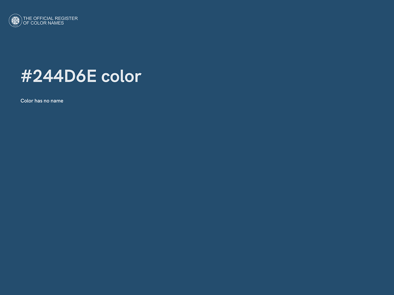 #244D6E color image