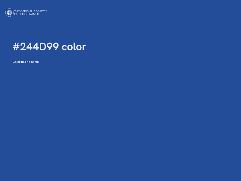 #244D99 color image