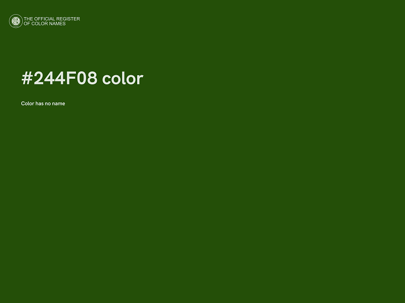 #244F08 color image