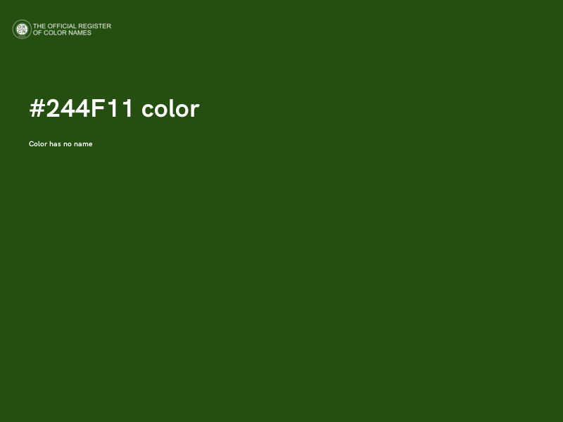 #244F11 color image