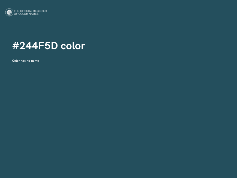 #244F5D color image