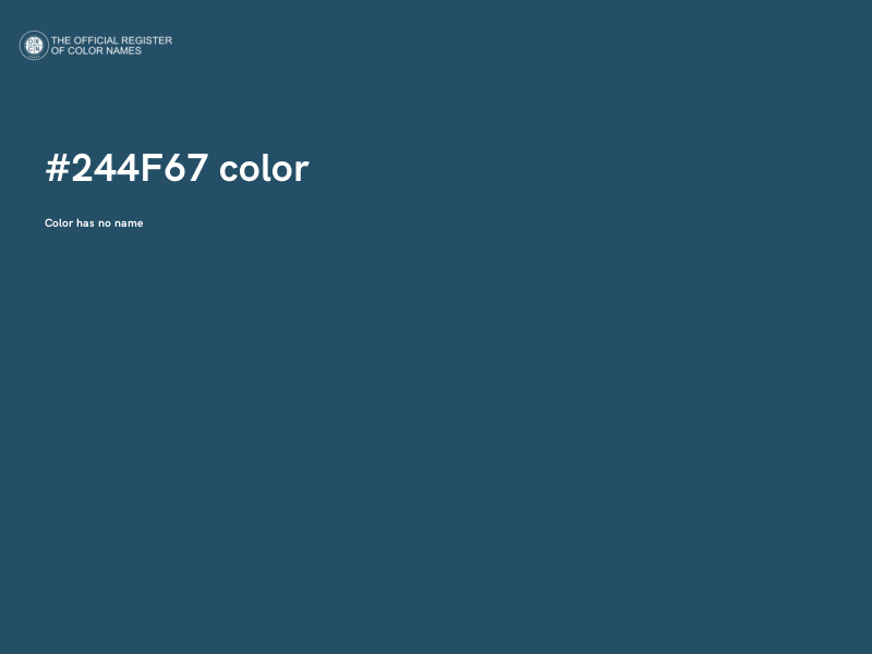 #244F67 color image