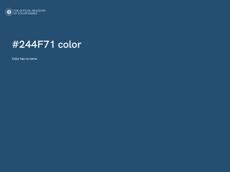 #244F71 color image