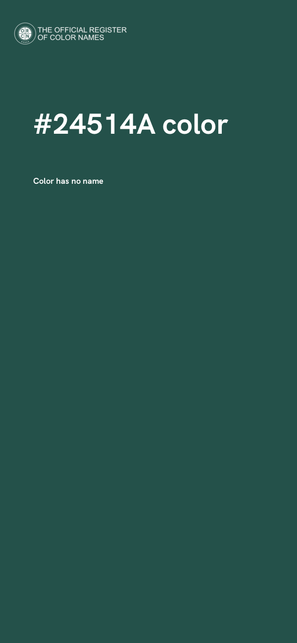 #24514A color image