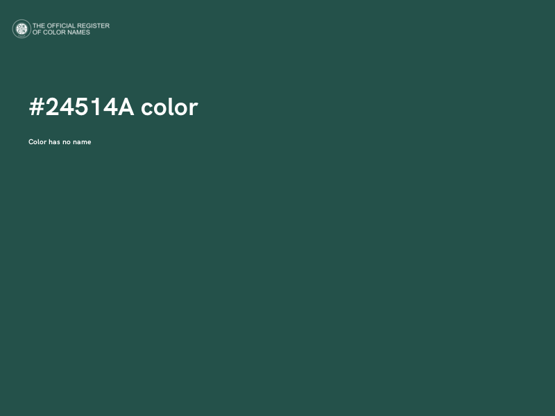 #24514A color image