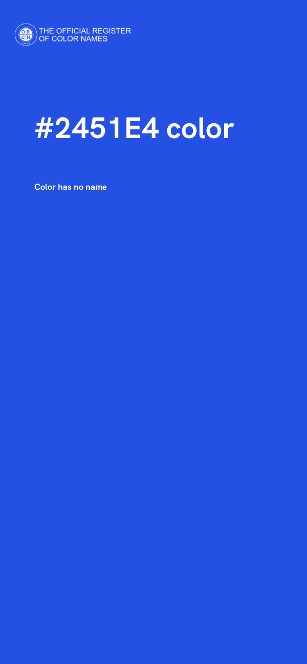 #2451E4 color image