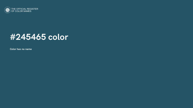 #245465 color image