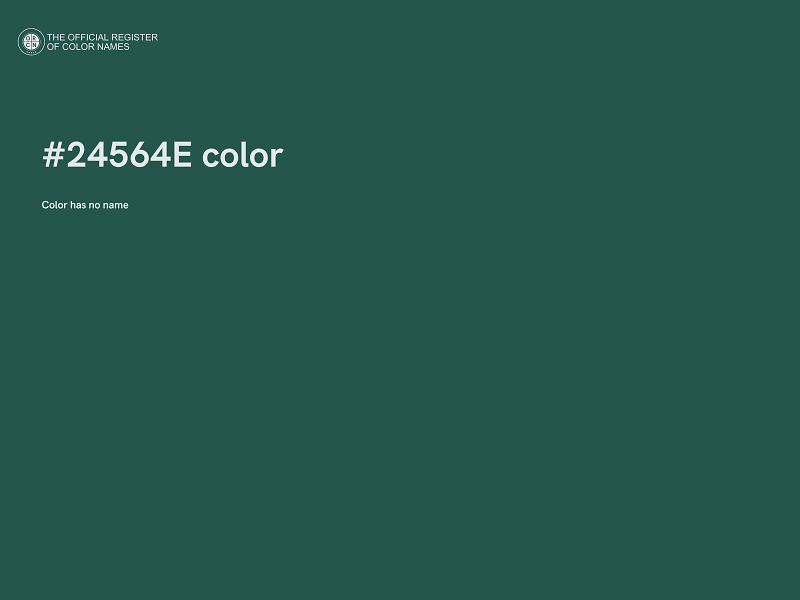 #24564E color image