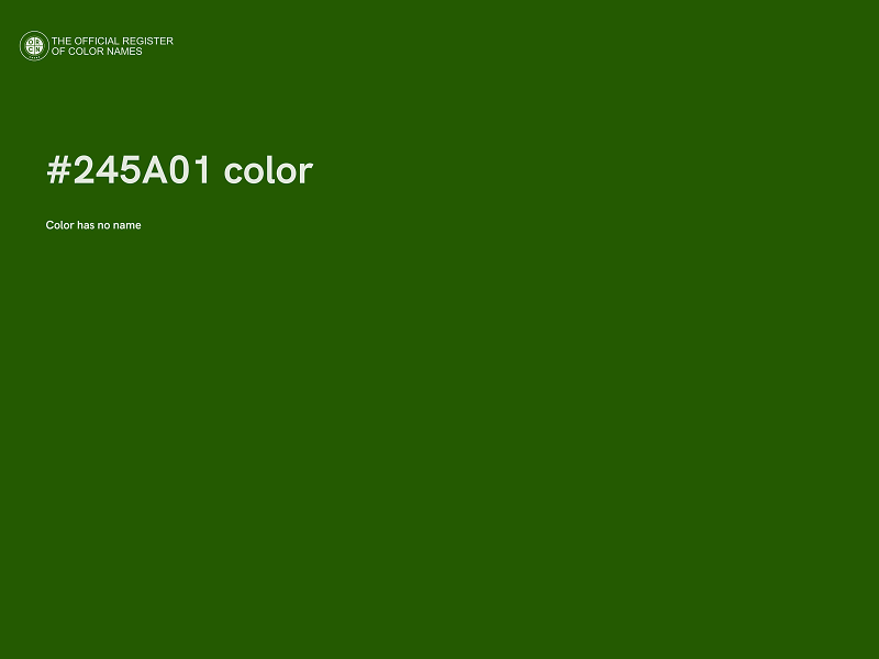 #245A01 color image