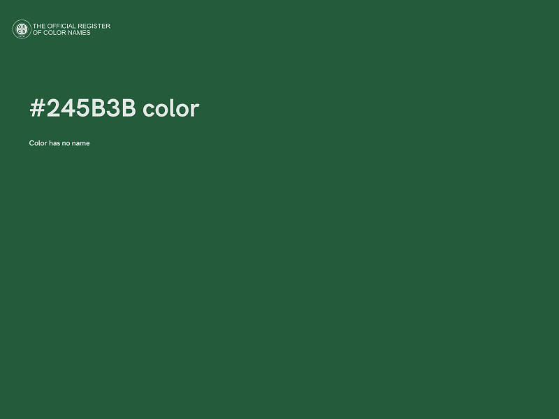 #245B3B color image