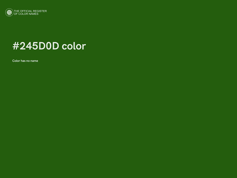 #245D0D color image