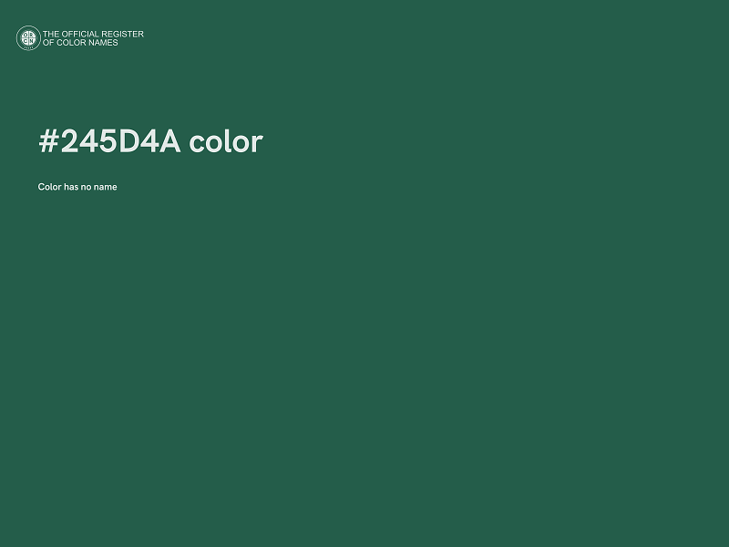 #245D4A color image