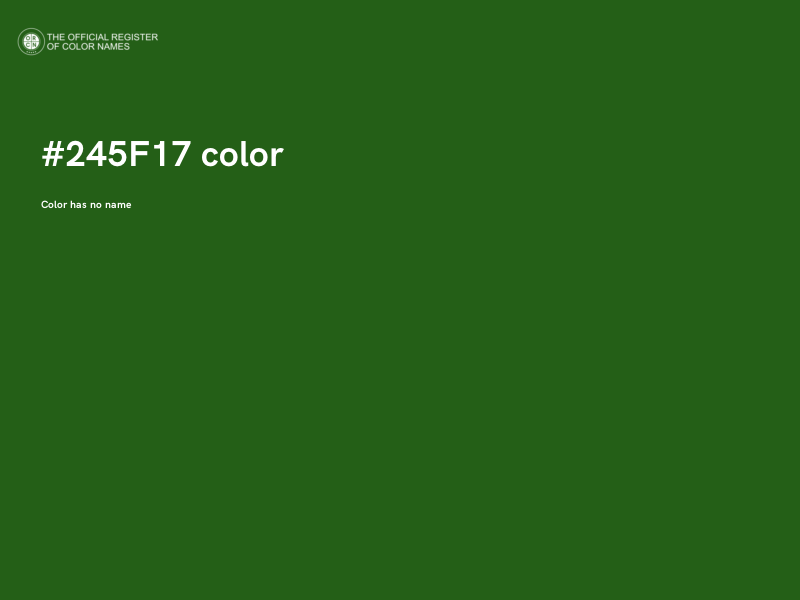 #245F17 color image