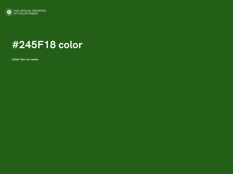 #245F18 color image