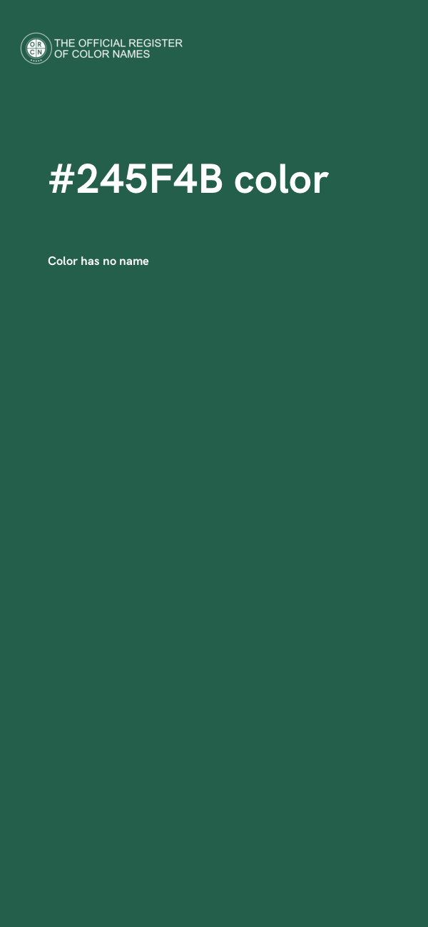 #245F4B color image