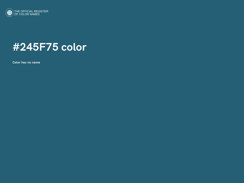 #245F75 color image