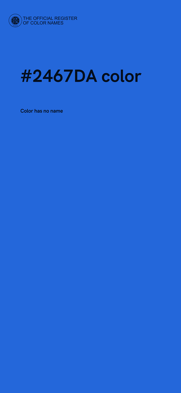 #2467DA color image