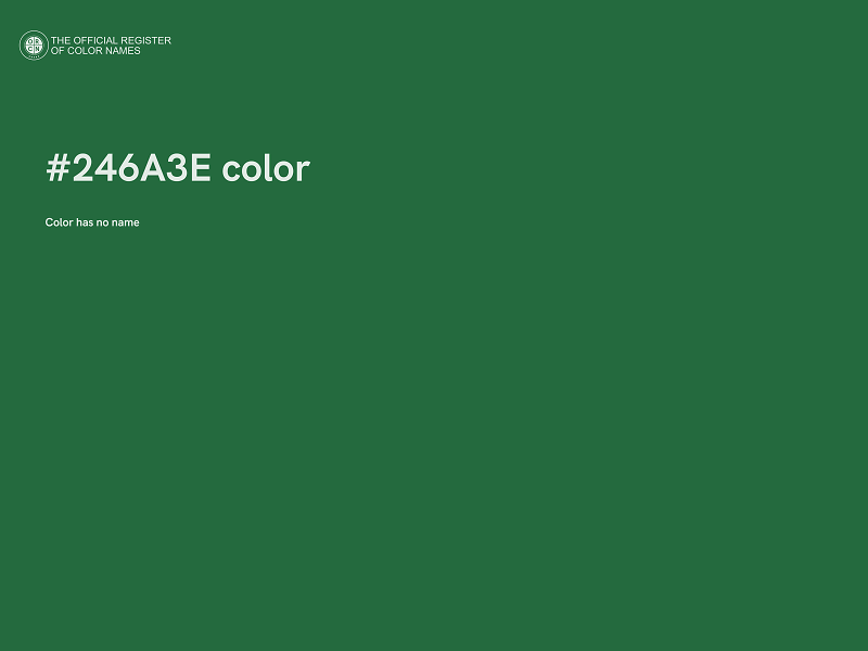 #246A3E color image