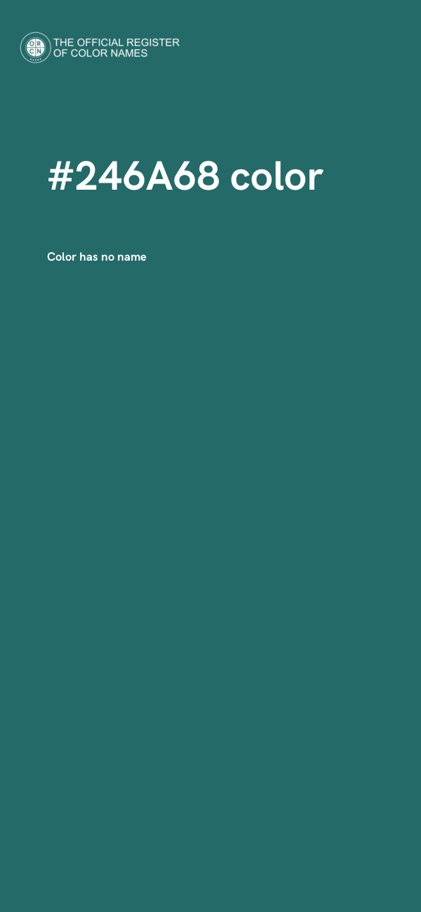 #246A68 color image