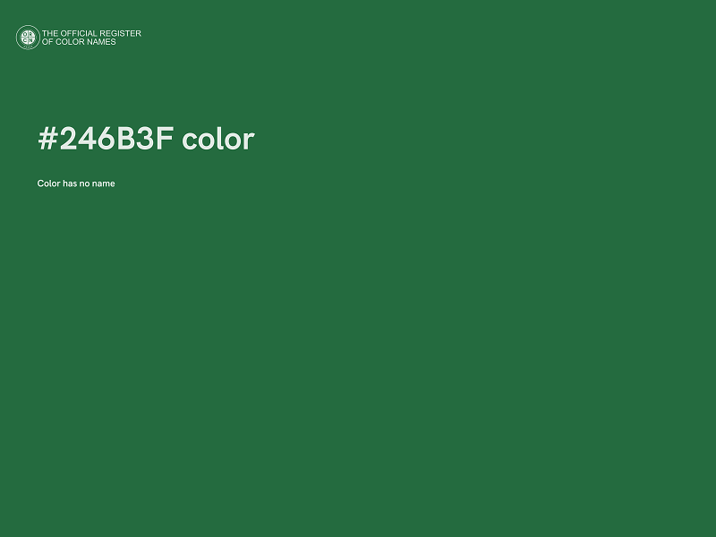 #246B3F color image