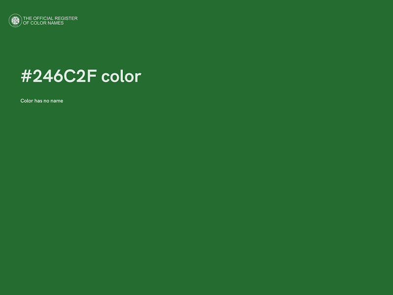 #246C2F color image