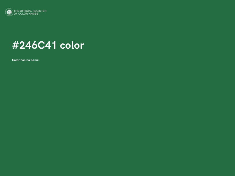 #246C41 color image