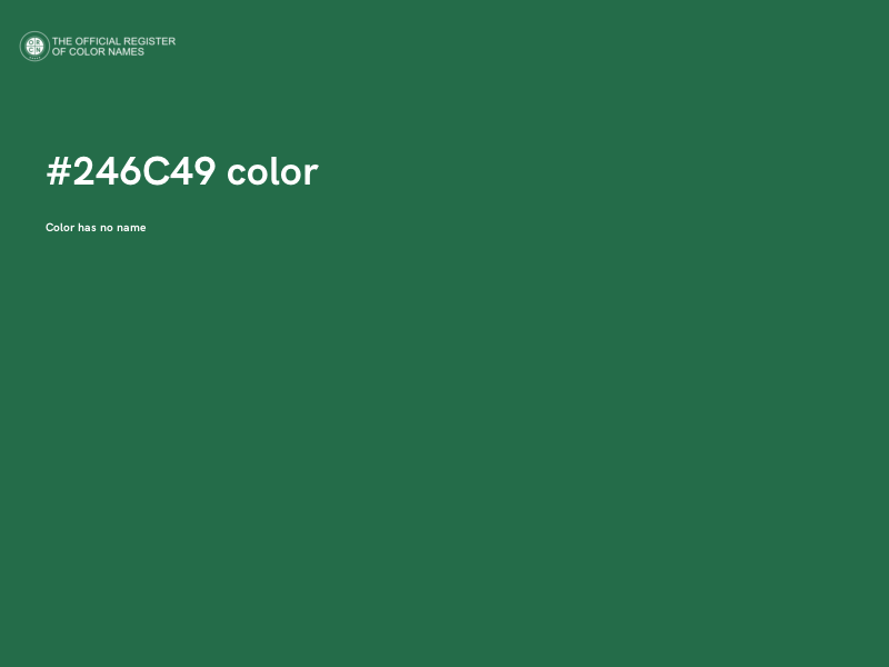 #246C49 color image