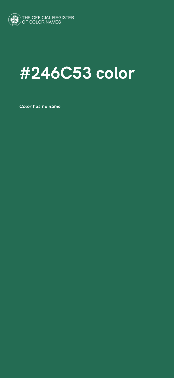 #246C53 color image
