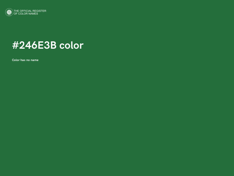 #246E3B color image
