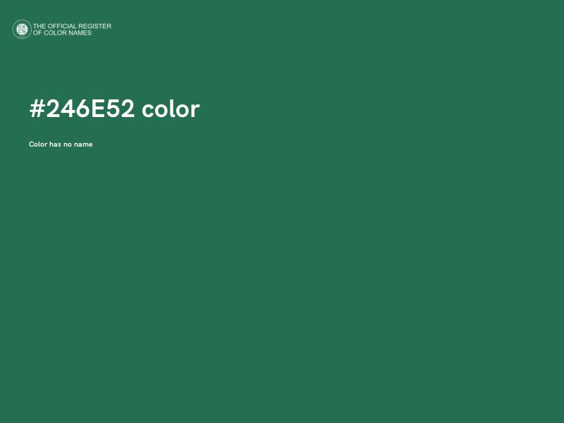 #246E52 color image