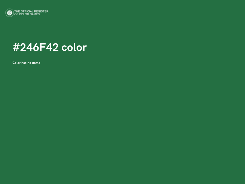 #246F42 color image