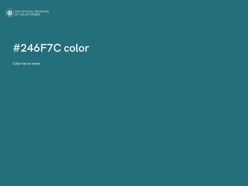 #246F7C color image