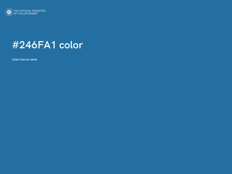 #246FA1 color image